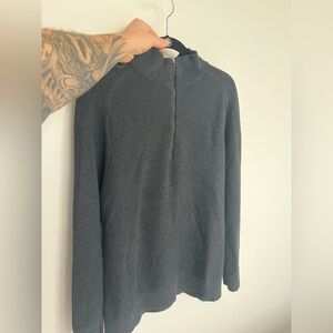 Lululemon Textured Knit Half Zip Sweater Men’s Large (L)